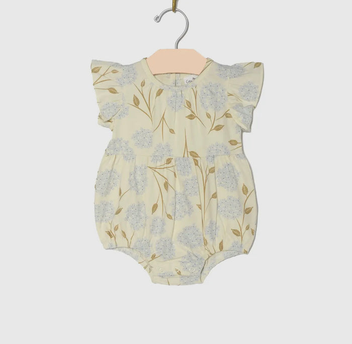 Flutter sleeve romper Hydrangea
