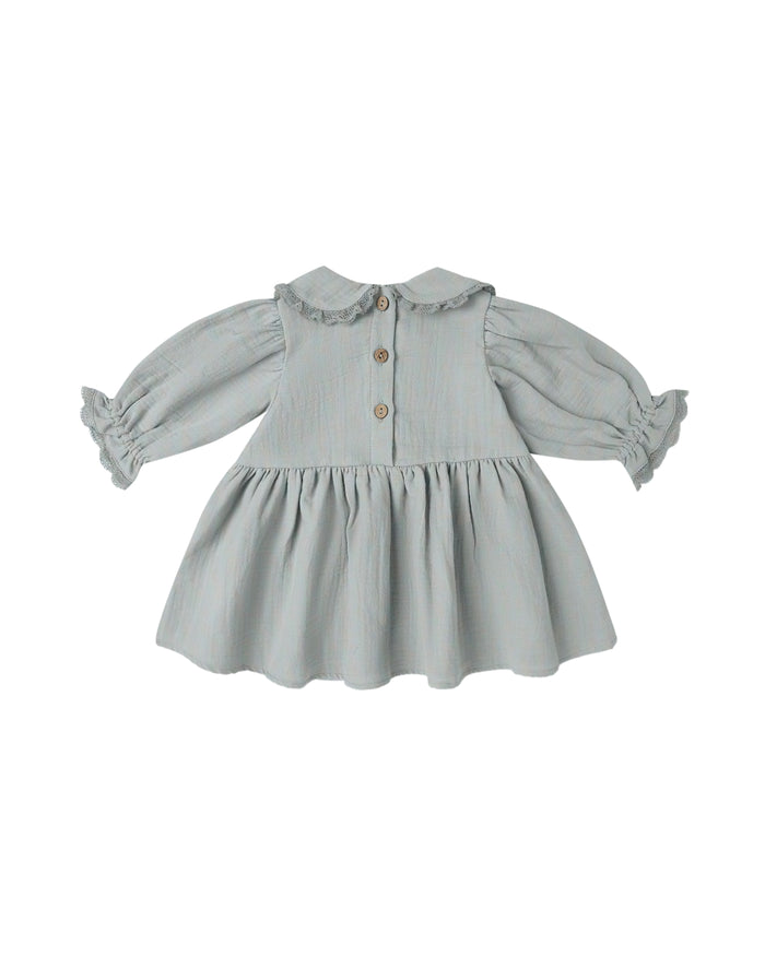 MARISOL DRESS || STEEL BLUE