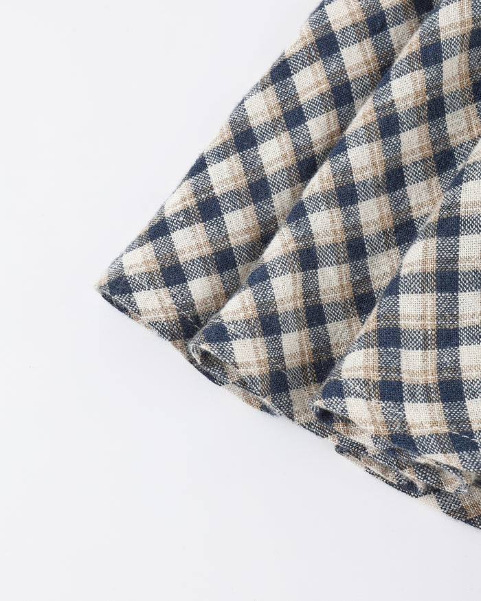 Camille Dress || Navy Check