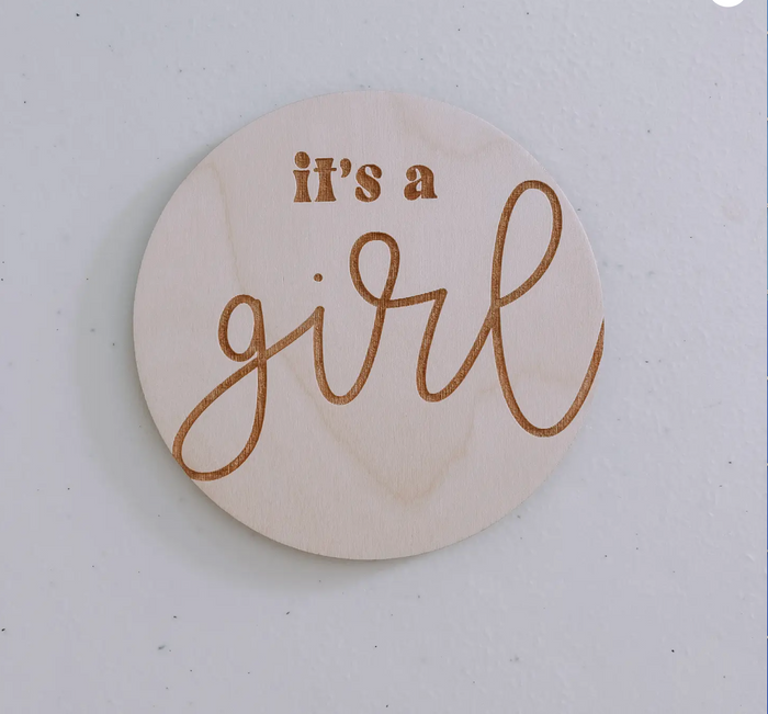 It's a Girl Birth Announcement