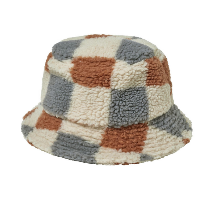 Bucket Hat || Shearling Check (49CM)