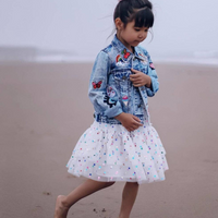 All About The Patch Crop Denim Jacket 2/3T