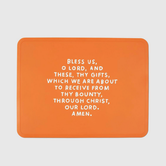 Meal Blessing Silicone Placemat Cider