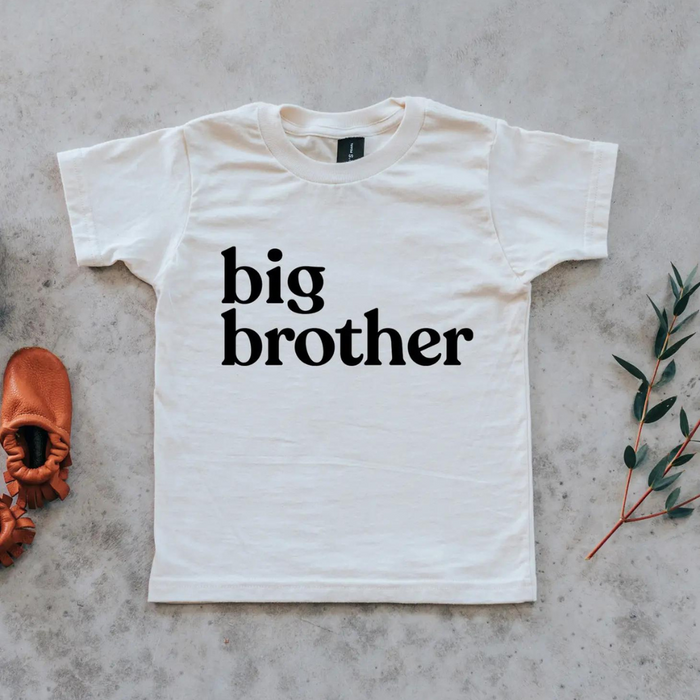 Big Brother Cream Organic Kids Tee