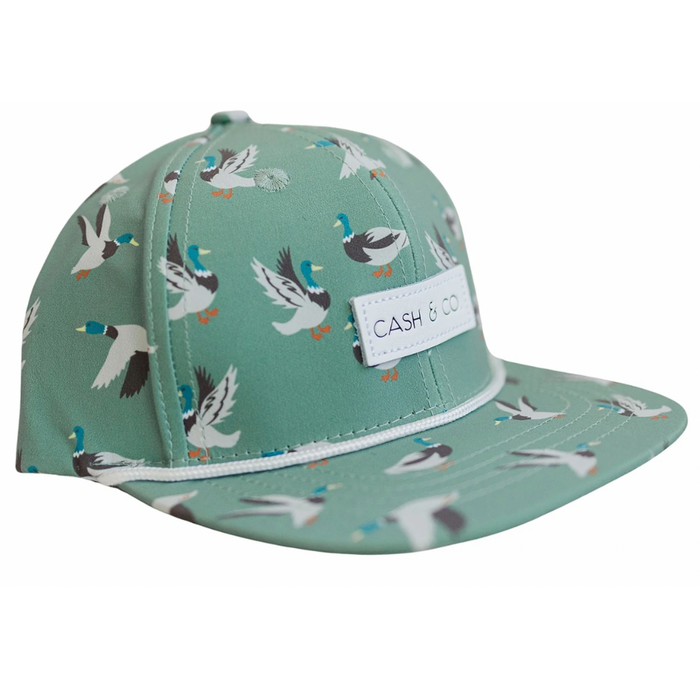 Snapback Hat - Duck Hunt Green