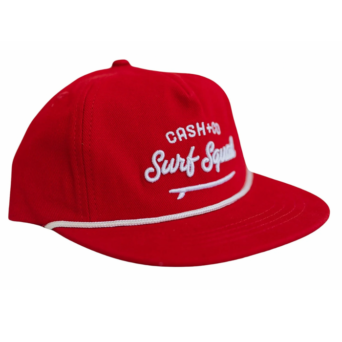 Snapback Hat - Surf Squad Red