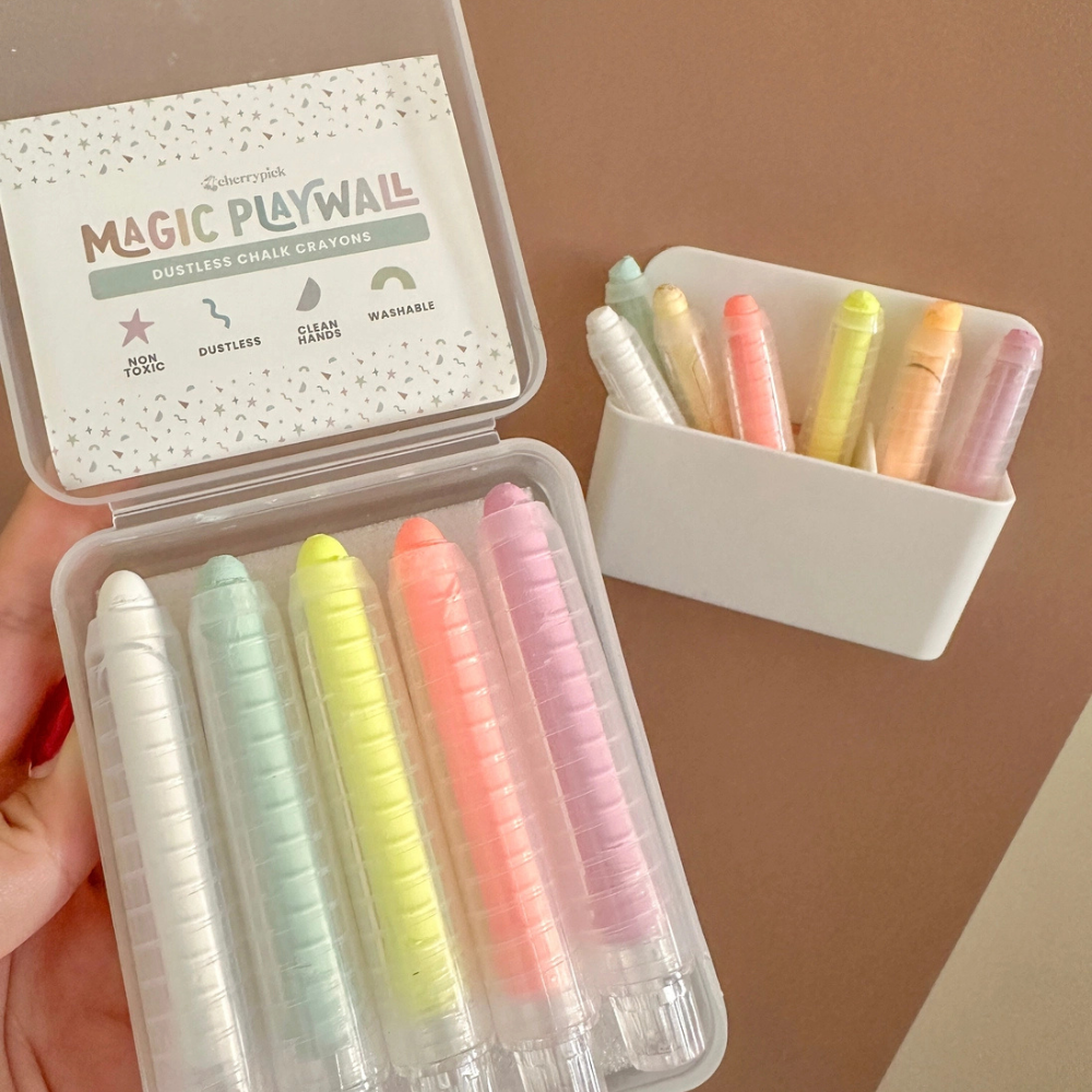 Dustless Chalk Crayons- Neon