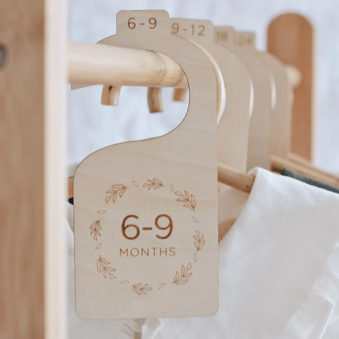 Wooden Closet Dividers- Floral (NB-18/24M)
