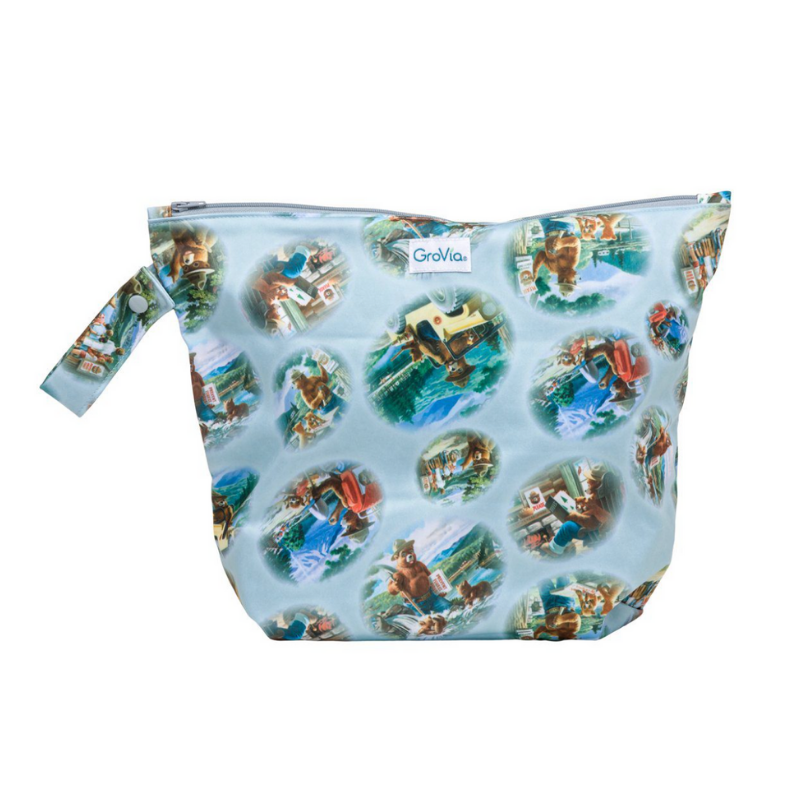 Zippered Wet Bag - Bear in Mind