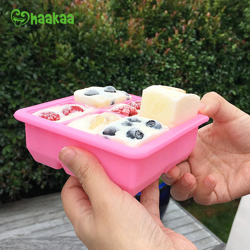 Haakaa Baby Food and Breast Milk Freezer Tray – Green Dazzle Baby