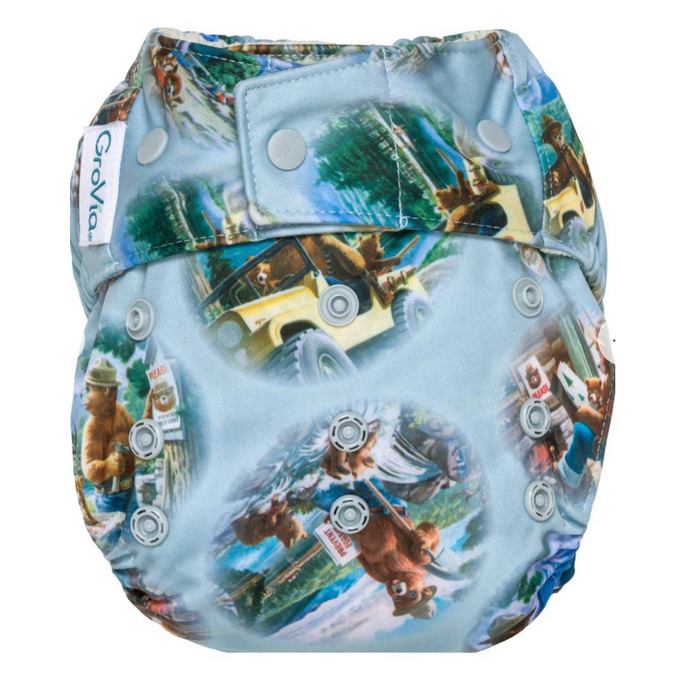 Hybrid Snap Shell Diaper - Bear in Mind