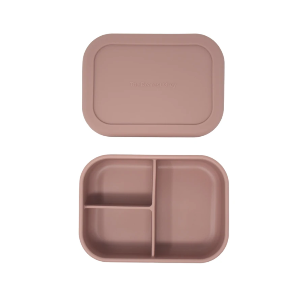 Silicone Bento Box- Rosewood