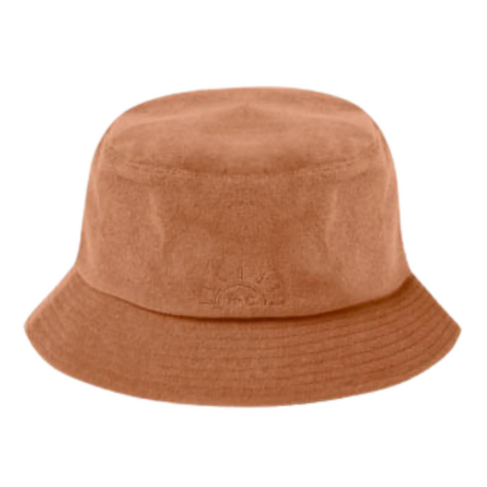 Terry Bucket Hat- Terracotta 4T+