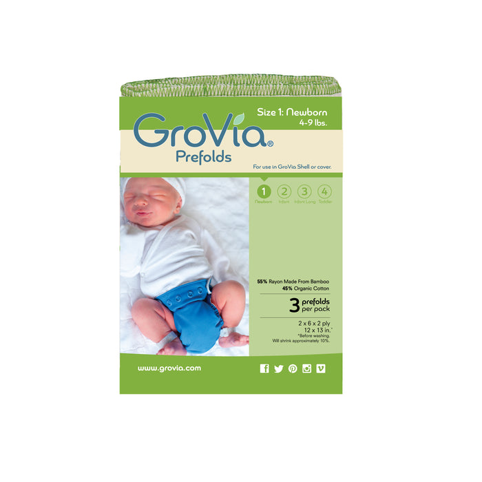 Prefold Cloth Diapers - Size 1