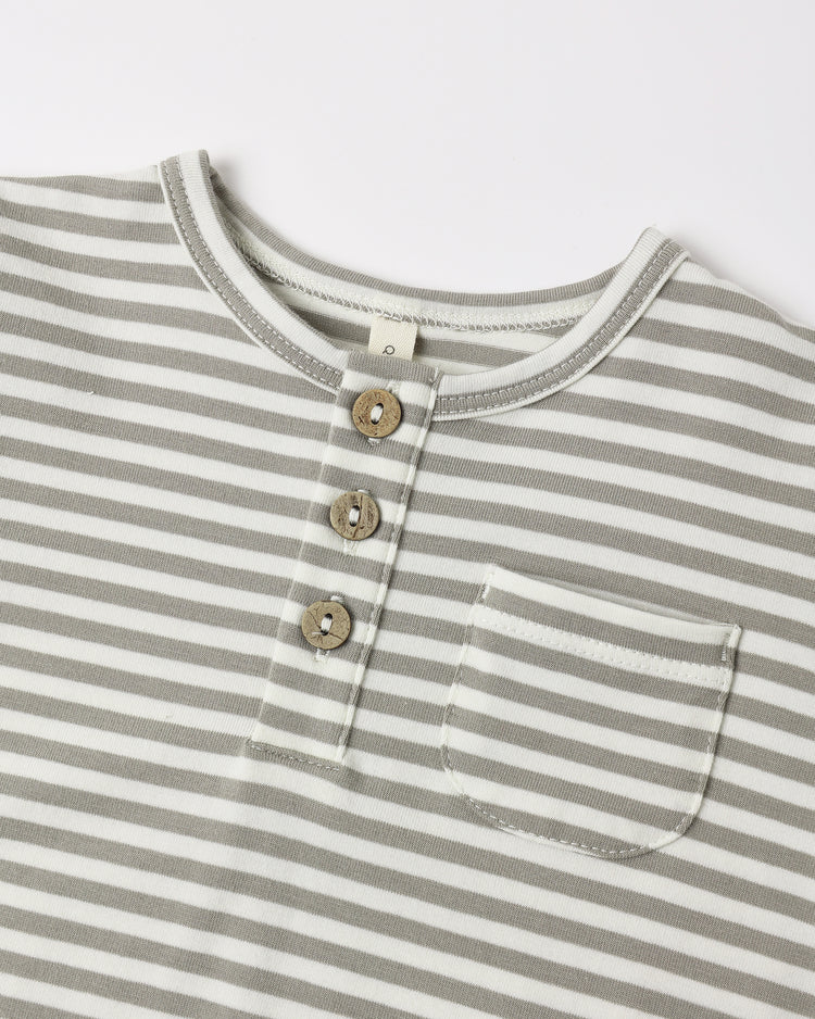 LONG SLEEVE POCKET JUMPSUIT LAUREL STRIPE