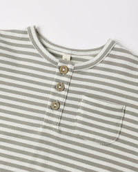 LONG SLEEVE POCKET JUMPSUIT LAUREL STRIPE