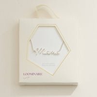 Mama Script Necklace in Gold or Silver