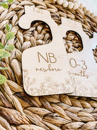 Nursery Closet Dividers - Simple Florals