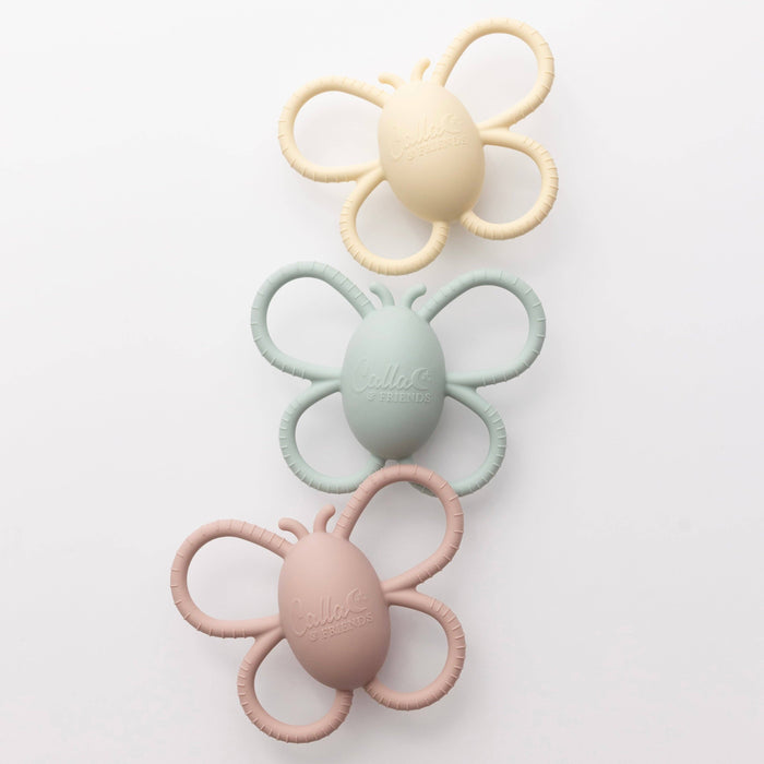 Garden Party Collection - Butterfly Rattle Teether