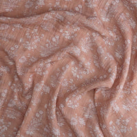 Violet Floral 100% Cotton Muslin Swaddle Blankets (Set of 3)
