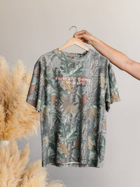 Exactly Where Oversized Camo Tee