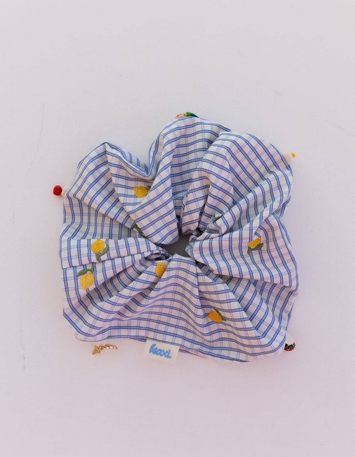 LEMON CHARM OVERSIZED SCRUNCHIE