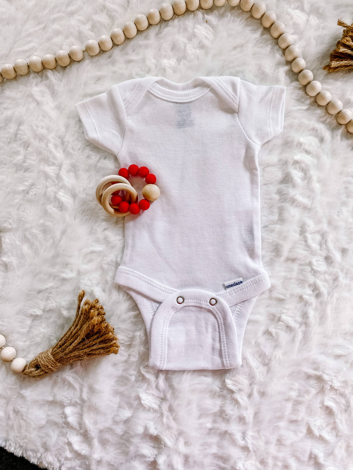 Teething Ring Baby Announcement Photo Prop