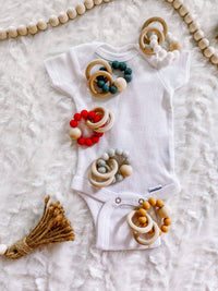 Teething Ring Baby Announcement Photo Prop