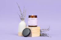 Lavender Beeswax & Essential Oil Jar Candle: Non-Toxic