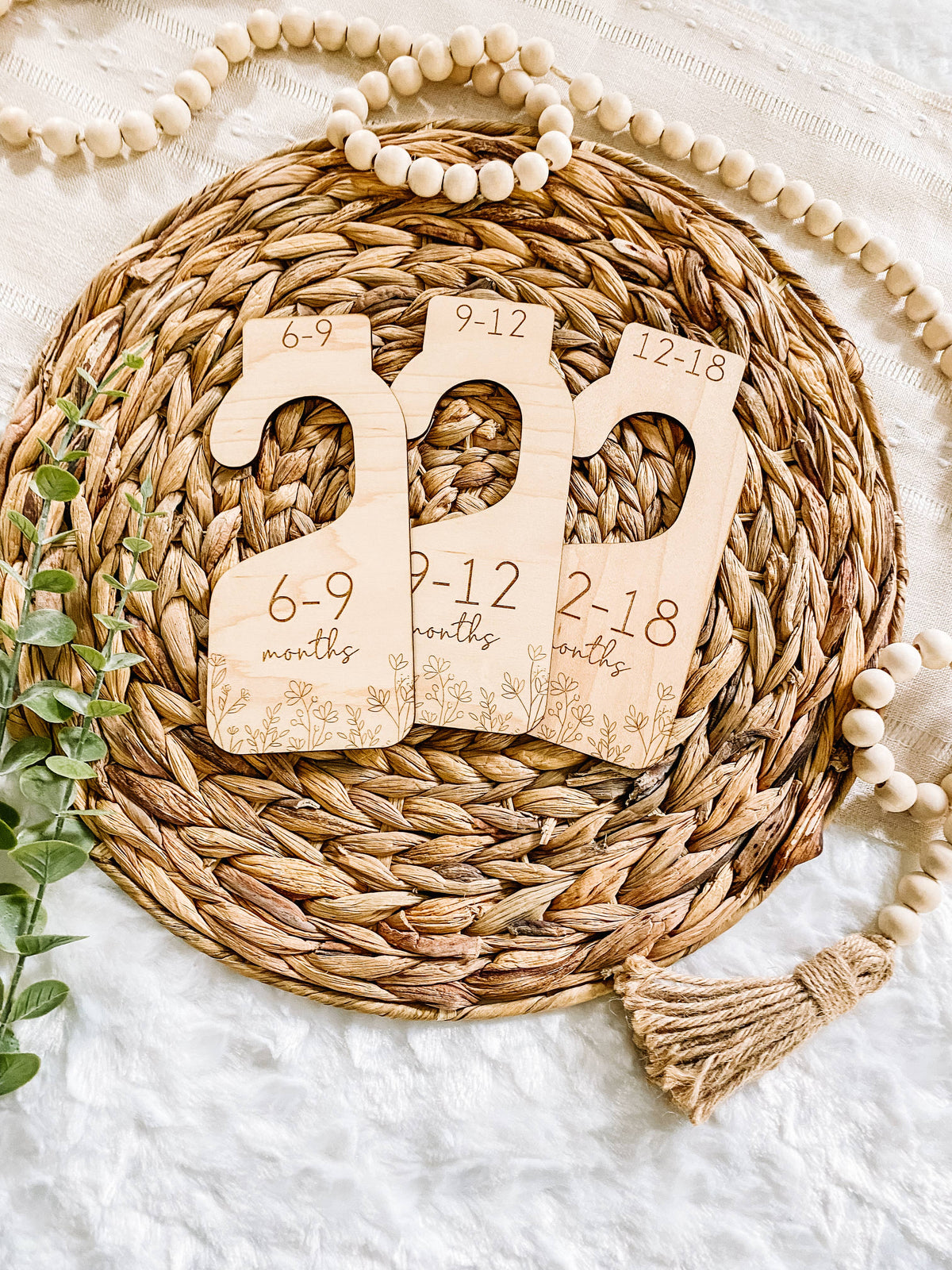 Nursery Closet Dividers - Simple Florals