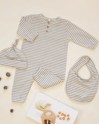 LONG SLEEVE POCKET JUMPSUIT LAUREL STRIPE