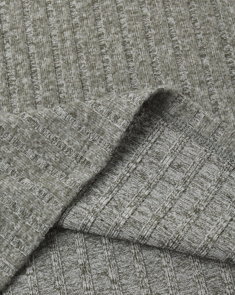 COZY RIB KNIT SET EVERGREEN