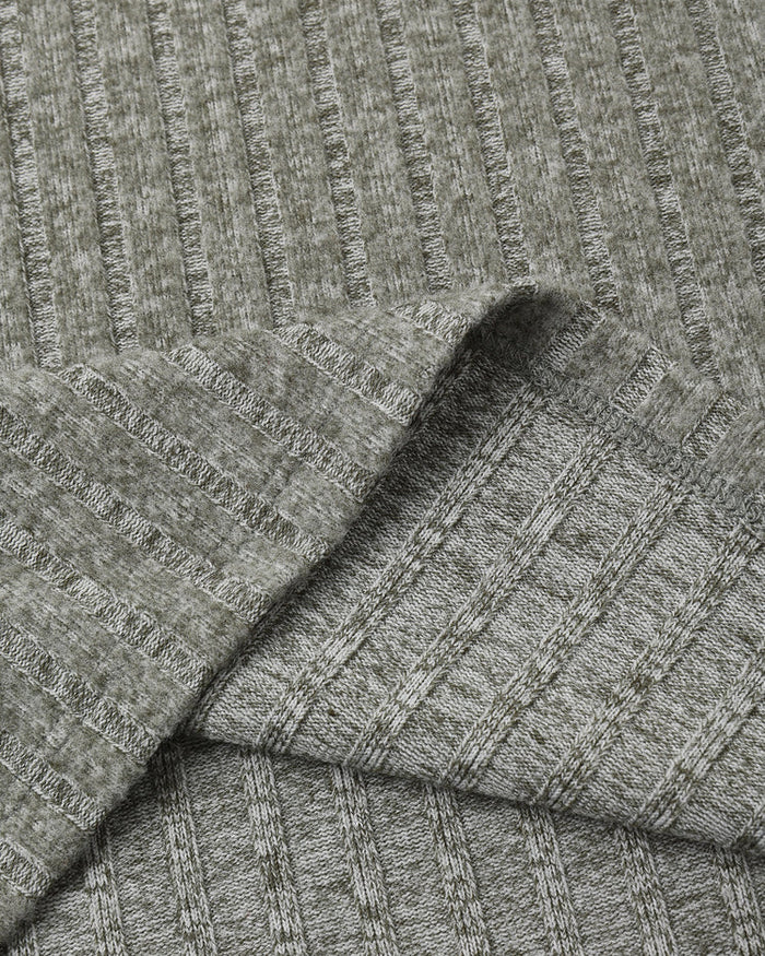 COZY RIB KNIT SET EVERGREEN