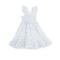 Lovely Lemons - Smocked Ruffle Sundress with Bloomer