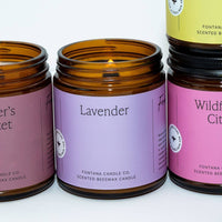 Lavender Beeswax & Essential Oil Jar Candle: Non-Toxic