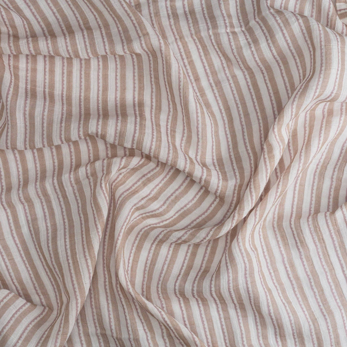 Violet Floral 100% Cotton Muslin Swaddle Blankets (Set of 3)