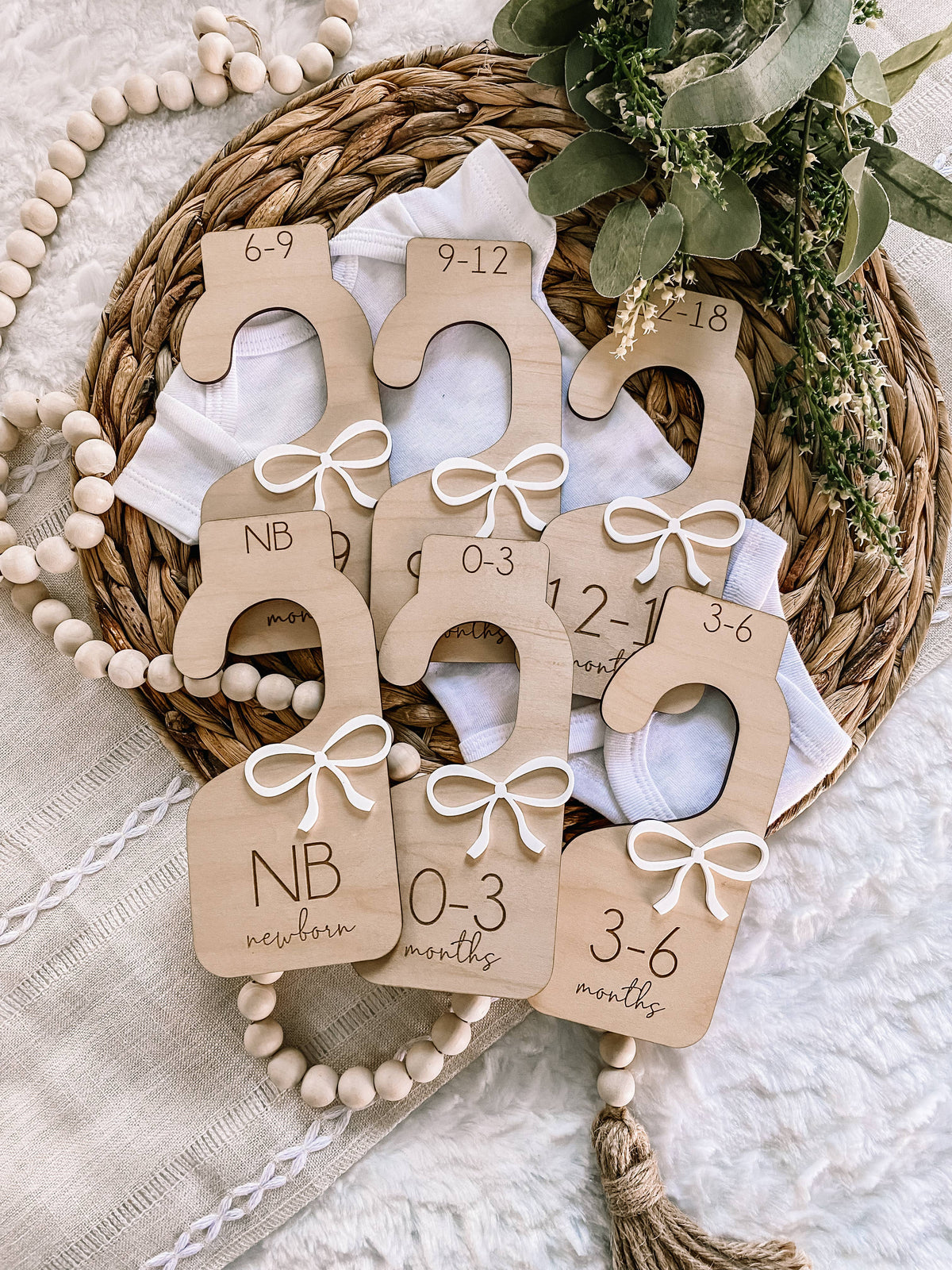 Nursery Closet Dividers - Cute Bows