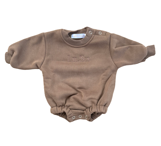 LIL SIS Embroidered Romper