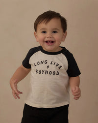 RAGLAN SHORT SLEEVE TEE LONG LIVE BOYHOOD