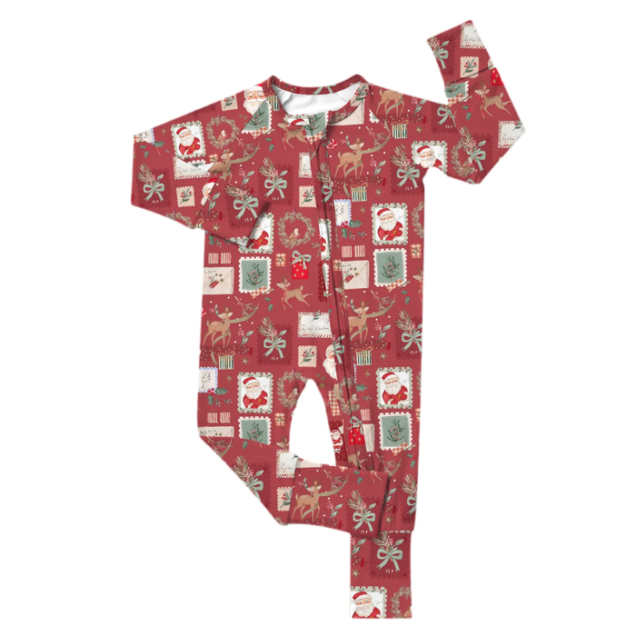 PREORDER - Letters to Santa Zipper Romper