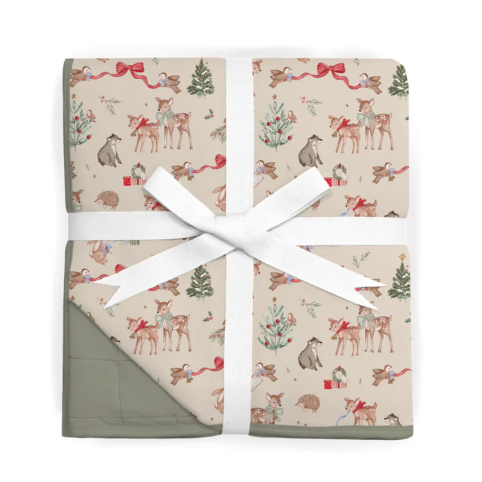 PREORDER - Woodland Noel Quilted Blanket