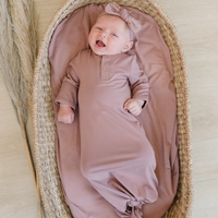 Dusty Rose Bamboo Knot Gown