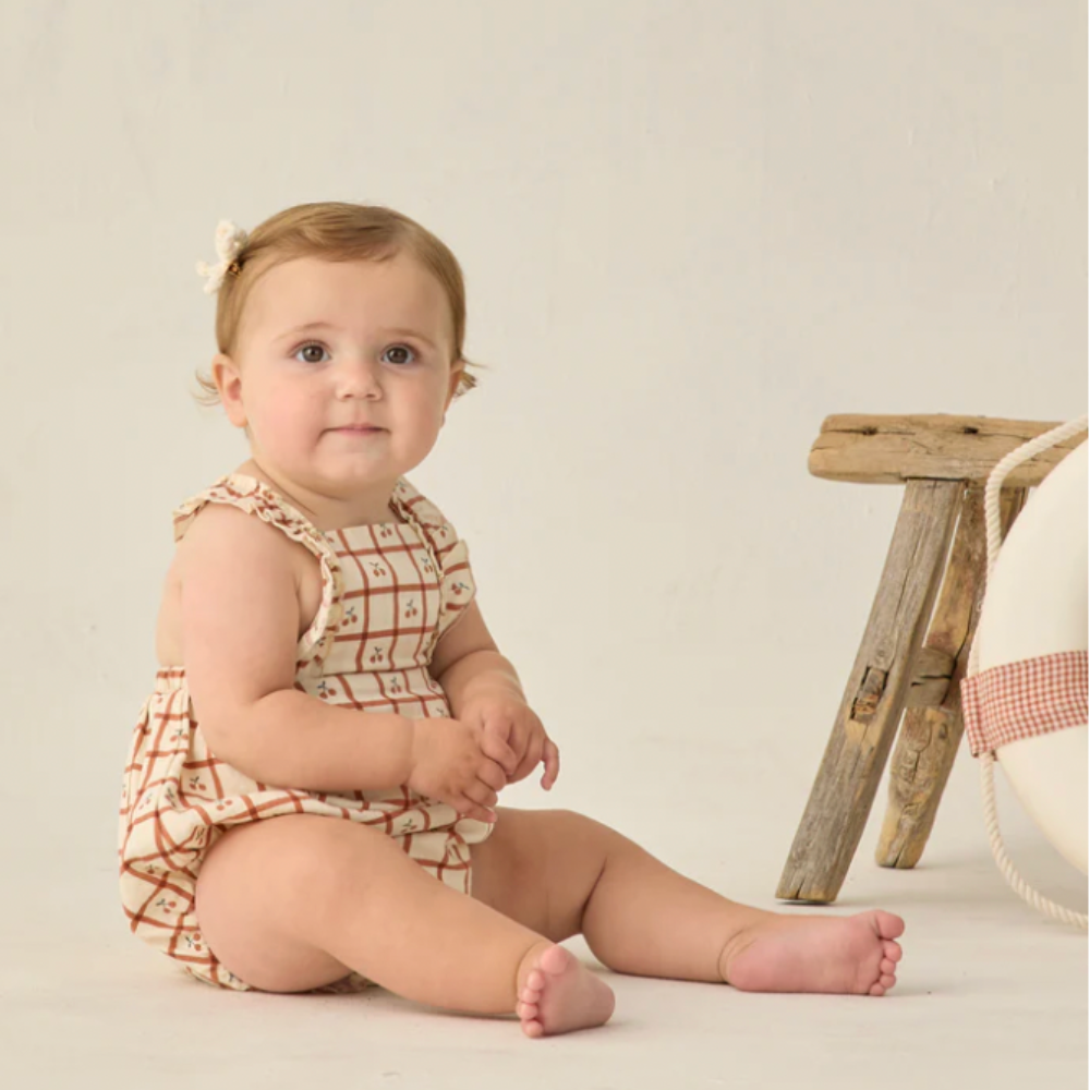 CHIARA ROMPER CHERRY CHECK