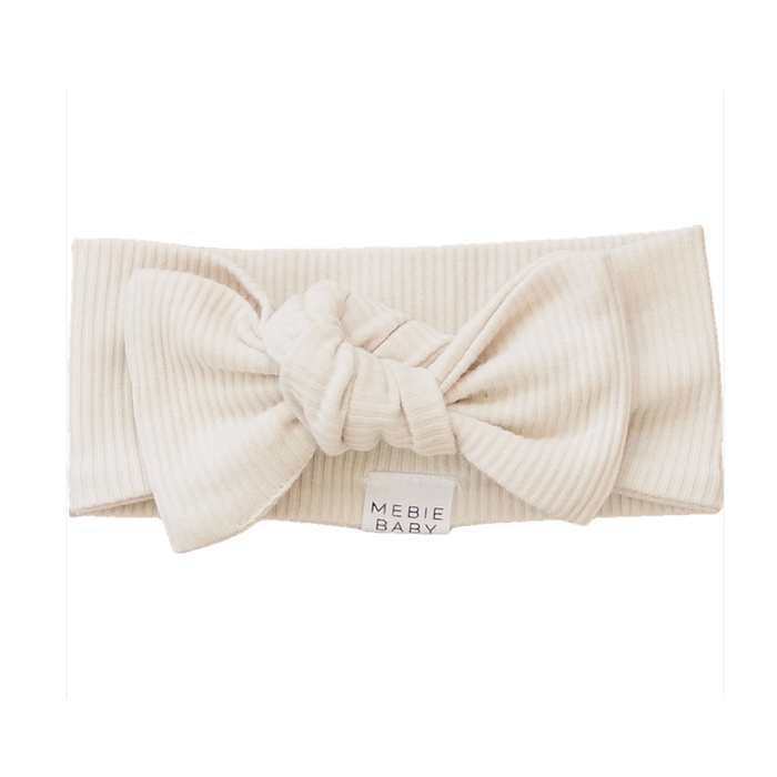 Vanilla Organic Cotton Ribbed Head Wrap