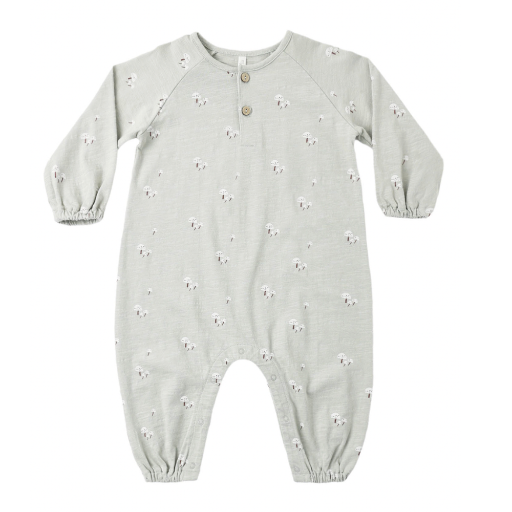 HENLEY JUMPSUIT MUSHROOMS