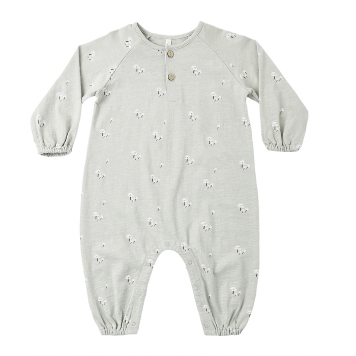 HENLEY JUMPSUIT MUSHROOMS