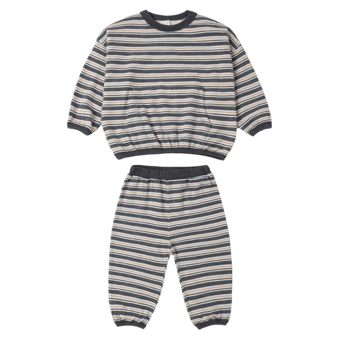 RELAXED SET BLUE STRIPE