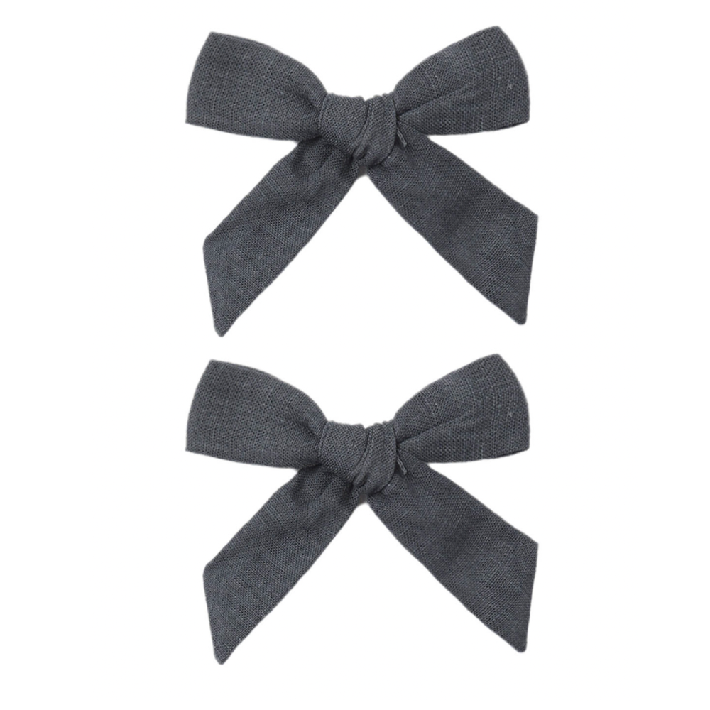BOWS, SET OF 2 MIDNIGHT