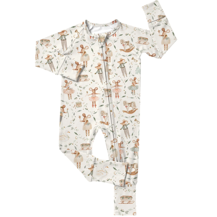 PREORDER - Heirloom Holiday Zipper Romper