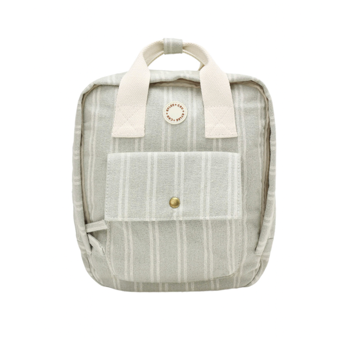 MINI BACKPACK SAGE PINSTRIPE